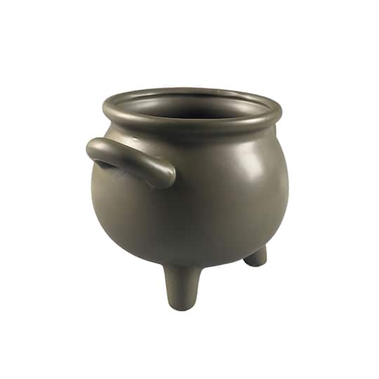 Green Ceramic Cauldron by Ashland®